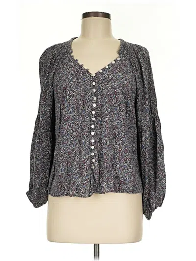 Pre-owned Universal Thread 3/4 Sleeve Blouse In Gray