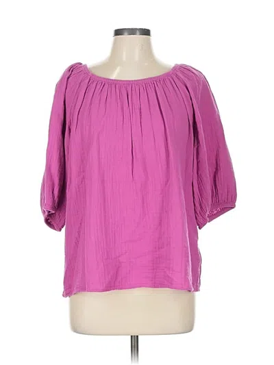 Pre-owned Universal Thread 3/4 Sleeve Blouse In Pink