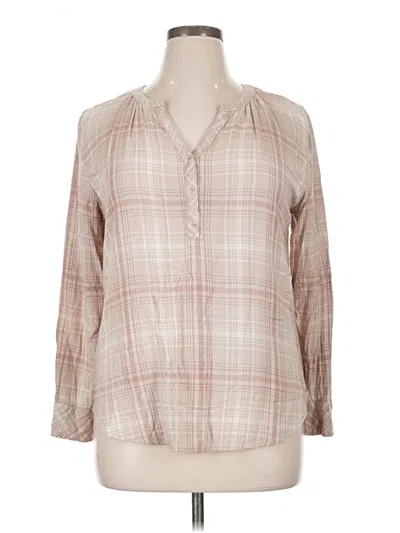 Pre-owned Universal Thread 3/4 Sleeve Blouse In Pink