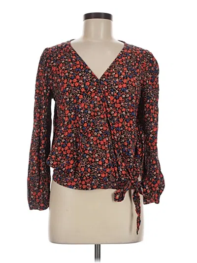 Pre-owned Universal Thread 3/4 Sleeve Blouse In Red