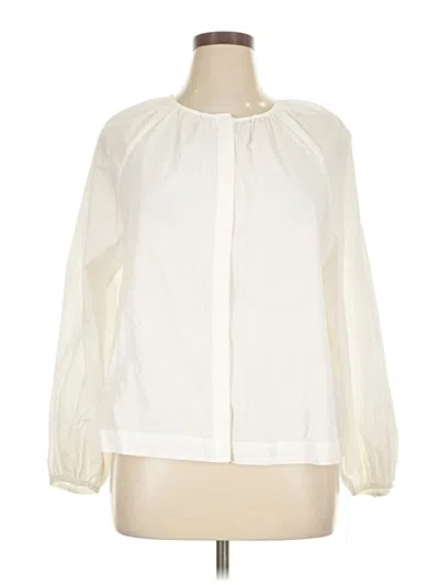 Pre-owned Universal Thread 3/4 Sleeve Blouse In White