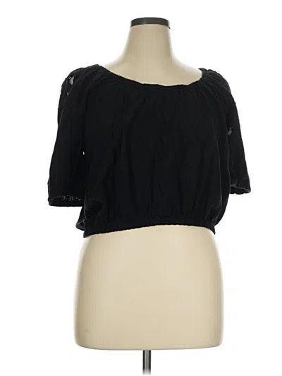Pre-owned Universal Thread 3/4 Sleeve T-shirt In Black