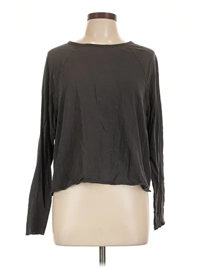 Pre-owned Universal Thread 3/4 Sleeve T-shirt In Gray