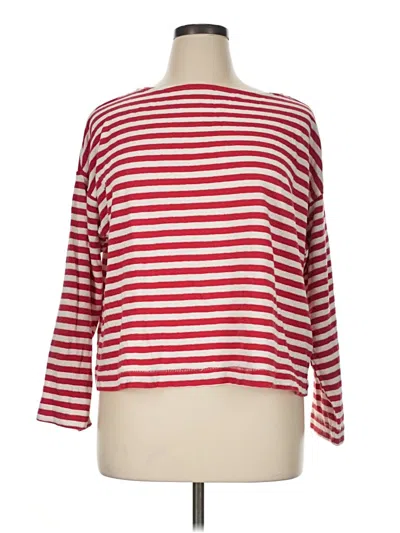 Pre-owned Universal Thread 3/4 Sleeve T-shirt In Red