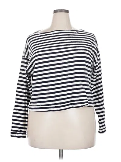 Pre-owned Universal Thread 3/4 Sleeve T-shirt In White