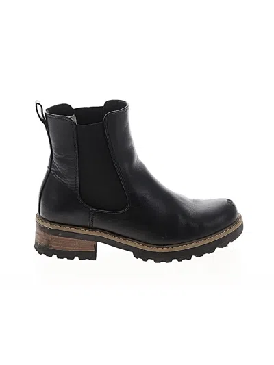 Pre-owned Universal Thread Ankle Boots In Black