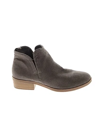 Pre-owned Universal Thread Ankle Boots In Gray