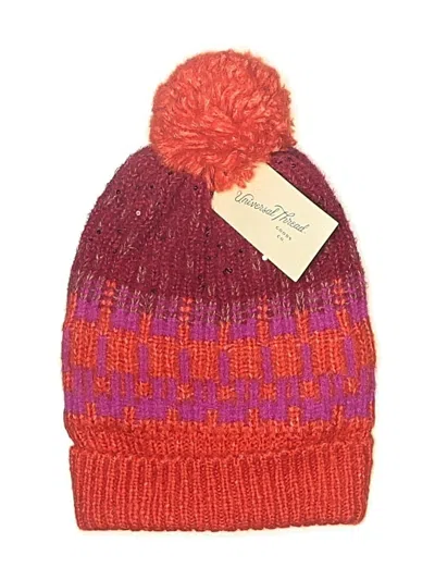 Universal Thread Beanie Hat In Red