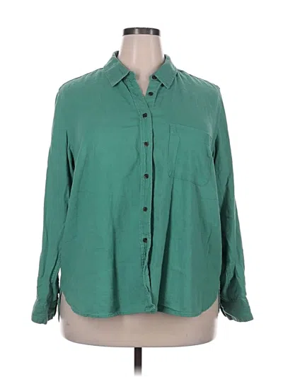 Pre-owned Universal Thread Blazer Jacket In Green