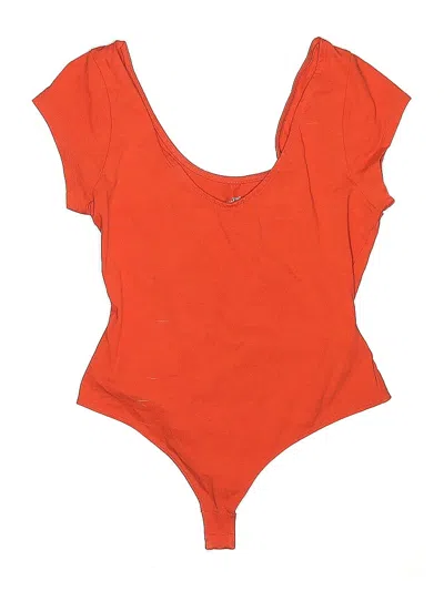 Pre-owned Universal Thread Bodysuit In Orange