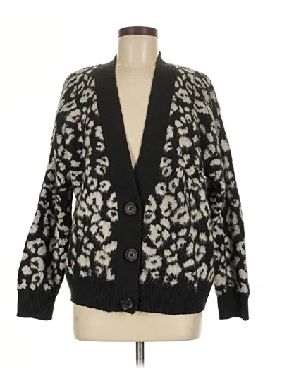 Pre-owned Universal Thread Cardigan Sweater In Black