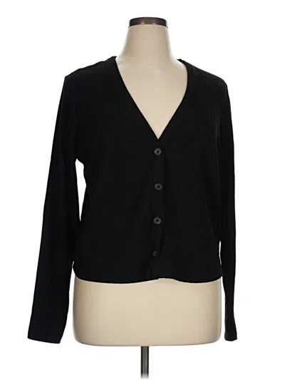 Pre-owned Universal Thread Cardigan Sweater In Black