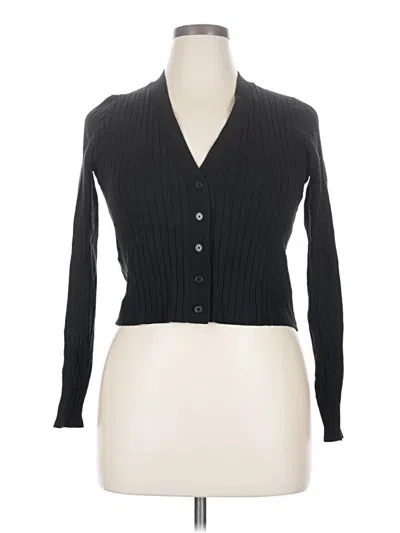 Pre-owned Universal Thread Cardigan Sweater In Black