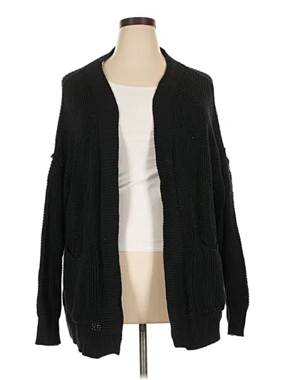 Pre-owned Universal Thread Cardigan Sweater In Black
