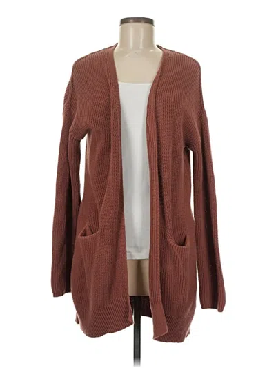 Pre-owned Universal Thread Cardigan Sweater In Brown