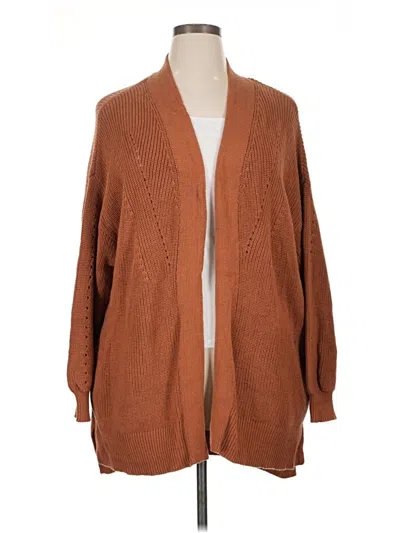 Pre-owned Universal Thread Cardigan Sweater In Brown