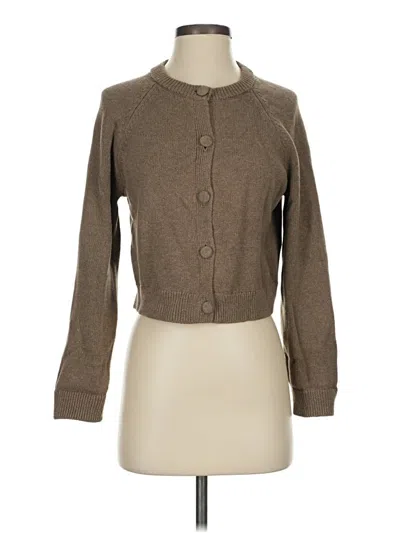 Pre-owned Universal Thread Cardigan Sweater In Brown