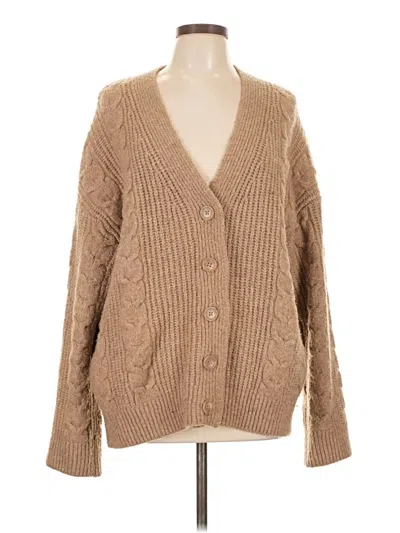 Pre-owned Universal Thread Cardigan Sweater In Brown