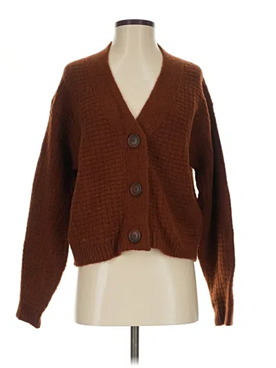 Pre-owned Universal Thread Cardigan Sweater In Brown