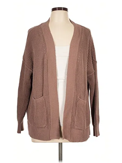 Pre-owned Universal Thread Cardigan Sweater In Brown