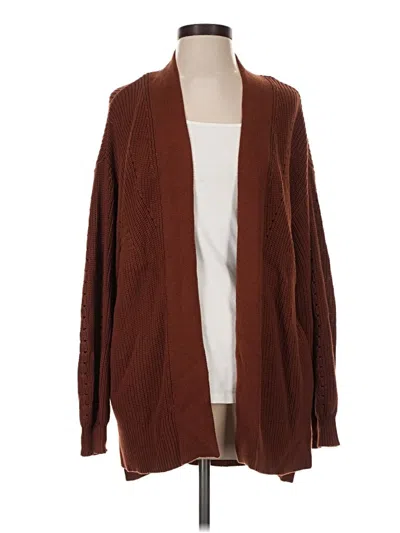 Pre-owned Universal Thread Cardigan Sweater In Brown