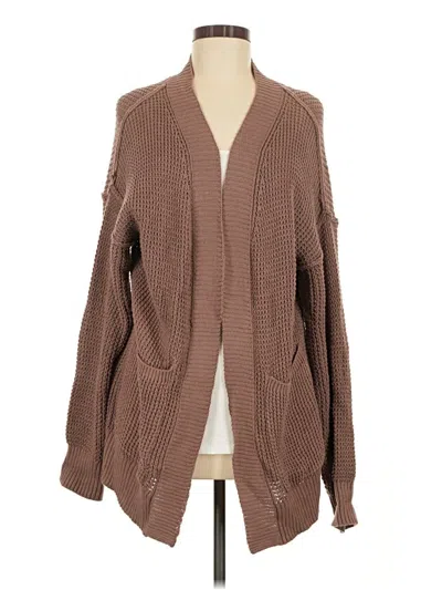 Pre-owned Universal Thread Cardigan Sweater In Brown