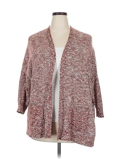 Pre-owned Universal Thread Cardigan Sweater In Burgundy