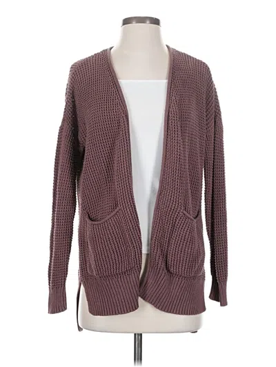 Pre-owned Universal Thread Cardigan Sweater In Burgundy