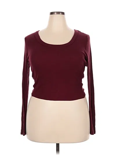 Pre-owned Universal Thread Cardigan Sweater In Burgundy