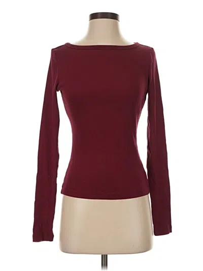 Pre-owned Universal Thread Cardigan Sweater In Burgundy
