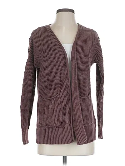 Pre-owned Universal Thread Cardigan Sweater In Burgundy