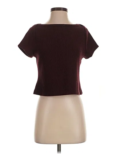 Pre-owned Universal Thread Cardigan Sweater In Burgundy