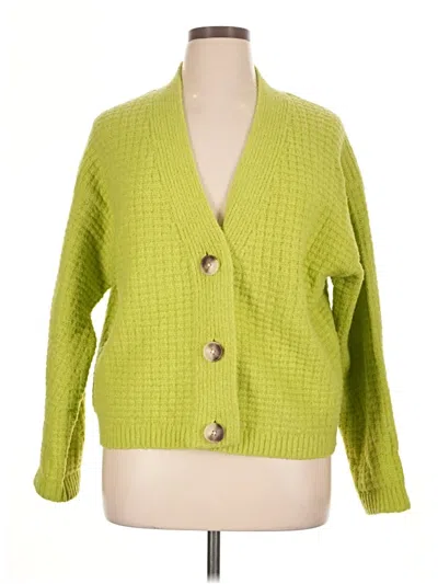 Pre-owned Universal Thread Cardigan Sweater In Green