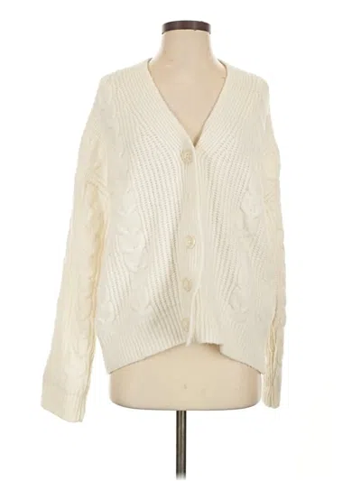 Pre-owned Universal Thread Cardigan Sweater In Ivory