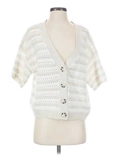 Pre-owned Universal Thread Cardigan Sweater In Ivory