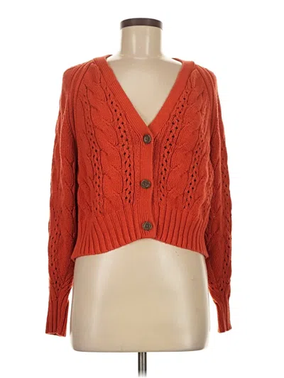 Pre-owned Universal Thread Cardigan Sweater In Orange