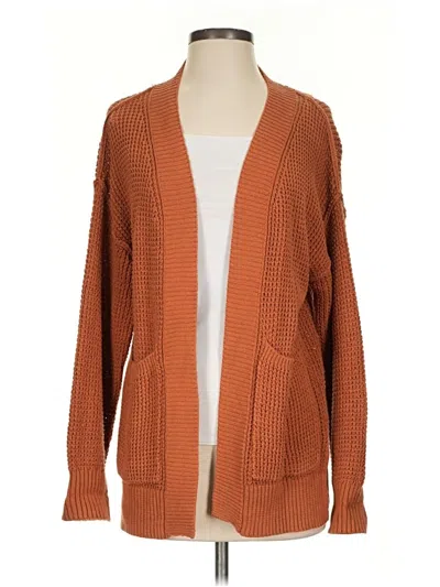 Pre-owned Universal Thread Cardigan Sweater In Orange