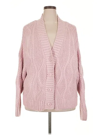 Pre-owned Universal Thread Cardigan Sweater In Pink