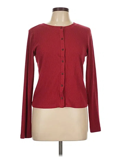 Pre-owned Universal Thread Cardigan Sweater In Red