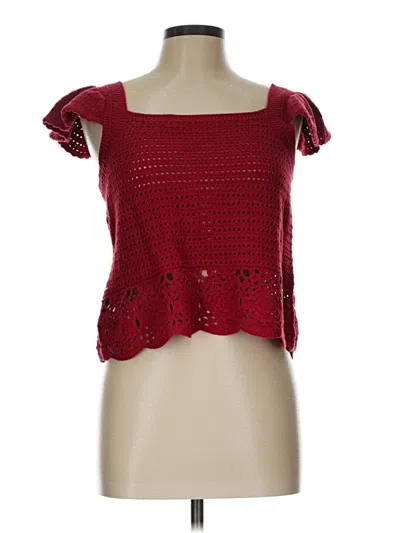 Pre-owned Universal Thread Cardigan Sweater In Red