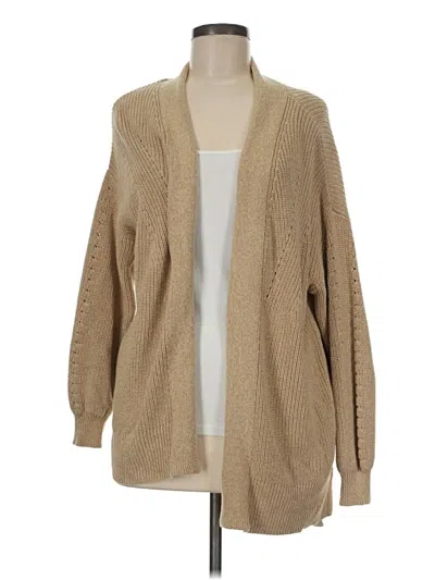 Pre-owned Universal Thread Cardigan Sweater In Tan