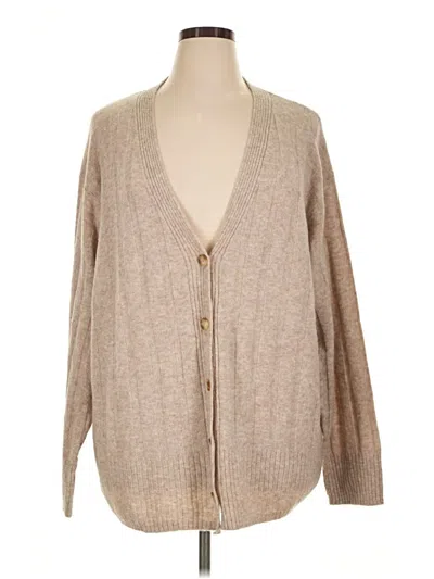 Pre-owned Universal Thread Cardigan Sweater In Tan