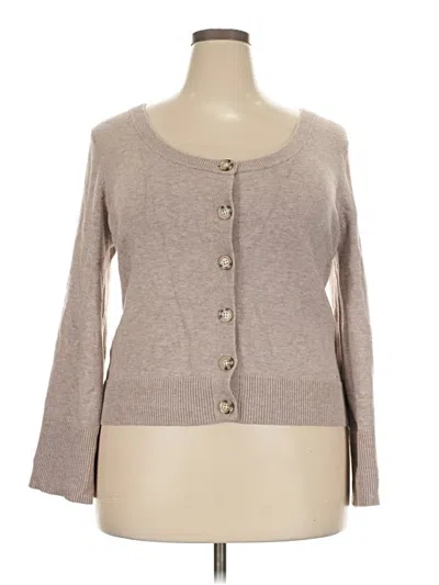 Pre-owned Universal Thread Cardigan Sweater In Tan