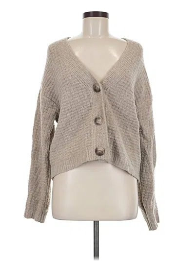 Pre-owned Universal Thread Cardigan Sweater In Tan