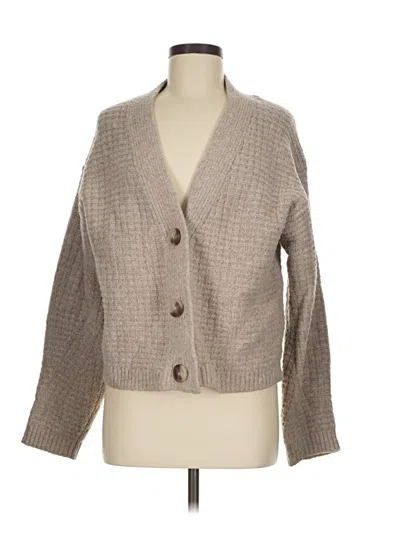 Pre-owned Universal Thread Cardigan Sweater In Tan