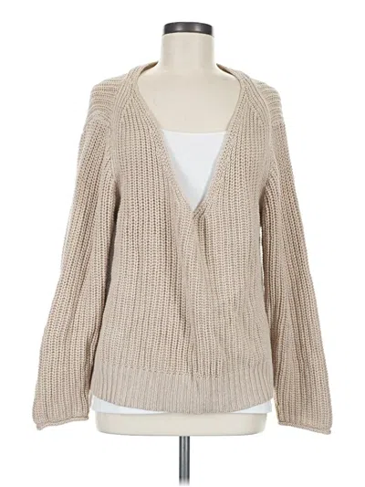 Pre-owned Universal Thread Cardigan Sweater In Tan