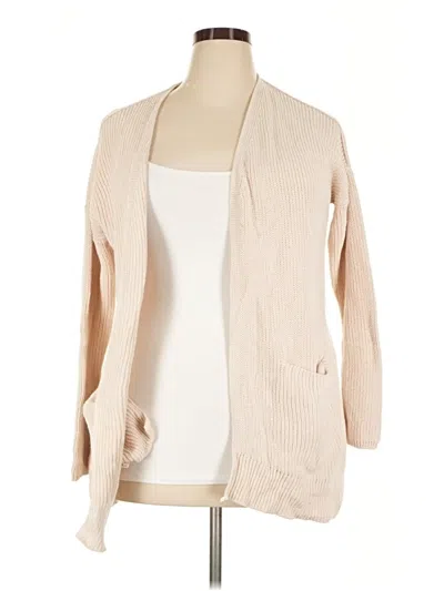 Pre-owned Universal Thread Cardigan Sweater In Tan