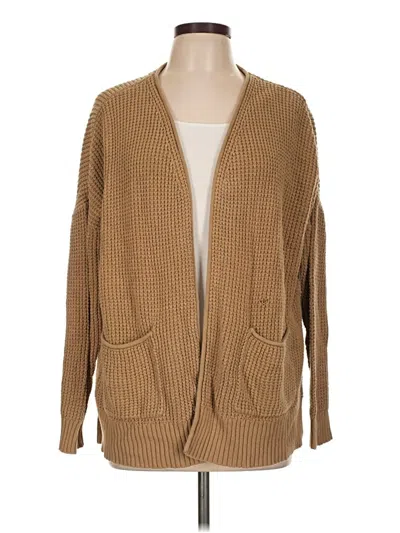 Pre-owned Universal Thread Cardigan Sweater In Tan