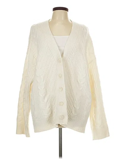 Pre-owned Universal Thread Cardigan Sweater In White