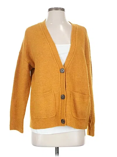 Pre-owned Universal Thread Cardigan Sweater In Yellow